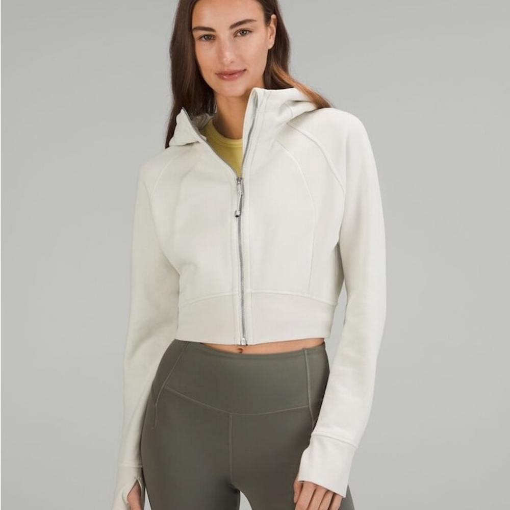 Lululemon Scuba Full-Zip Cropped Hoodie